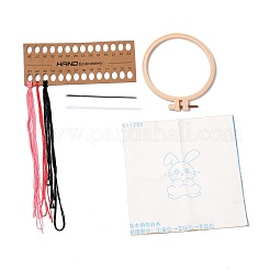 DIY Cartoon Animal Embroidery Sets&nbsp;DIY-G037-01C