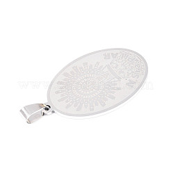 201 Stainless Steel Pendants&nbsp;STAS-T066-82P-04