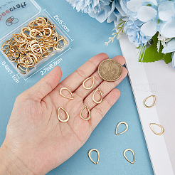 100Pcs 304 Stainless Steel Open Pendants&nbsp;STAS-BBC0002-55