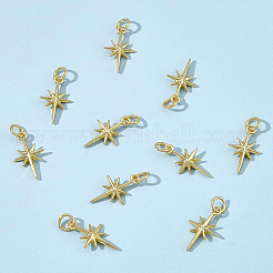 10Pcs Brass Pendants&nbsp;KK-BC0004-96
