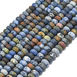 Natural Dumortierite Beads Strands&nbsp;G-P575-A48-8x5mm
