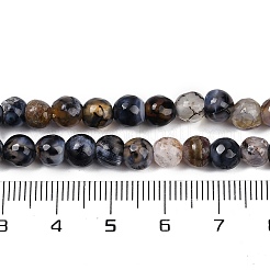 Natural Fire Crackle Agate Beads Strands&nbsp;G-C082-A01-38