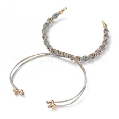 Adjustable Polyester Braided Cord Bracelet Making&nbsp;AJEW-JB00848-08