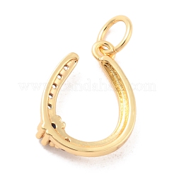 Eco-Friendly Brass Micro Pave Cubic Zirconia Pendants&nbsp;KK-K268-21G