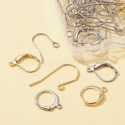48Pcs 12 Style 304 Stainless Steel Leverback Earring Findings & Earring Hooks&nbsp;STAS-FS0001-28