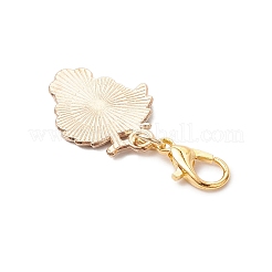9Pcs Fruits Alloy Enamel Pendant Decorations&nbsp;HJEW-JM03672
