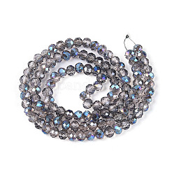 Electroplate Transparent Glass Beads Strands&nbsp;LS-EGLA-N054-T4mm-A01
