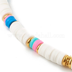 Polymer Clay Heishi Beaded Necklaces&nbsp;X-NJEW-JN03504-05