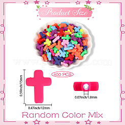 400Pcs Spray Painted Acrylic Beads&nbsp;ACRP-PA0001-05