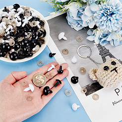 192 Sets 10 Styles Plastic Safety Eyes&nbsp;DIY-PH0017-93