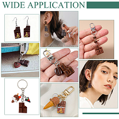 40Pcs 2 Styles Resin Pendants&nbsp;RESI-ME0001-48
