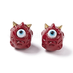 Halloween Opaque Resin Beads&nbsp;RESI-F033-01E