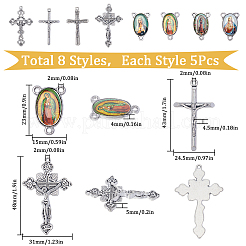 DIY Rosary Bead Style Jewelry Making Findings Kit&nbsp;DIY-SC0024-09