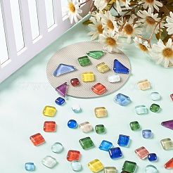 Mosaic Tiles Glass Cabochons&nbsp;DIY-P045-05