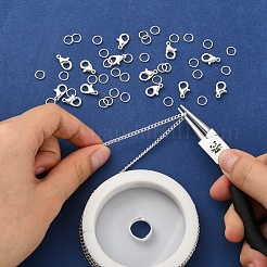 DIY Chains Bracelet Necklace Making Kit&nbsp;DIY-YW0005-82S