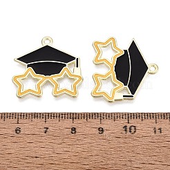 Alloy Enamel Pendants&nbsp;ENAM-Q004-01KCG-02