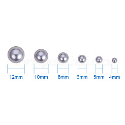 1Box ABS Plastic Imitation Pearl Dome Cabochons&nbsp;SACR-PH0001-41
