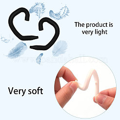 Reusable Silicone Ear Hook&nbsp;AJEW-GF0001-05B