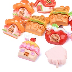 Opaque Resin Decoden Cabochons&nbsp;RESI-C068-02