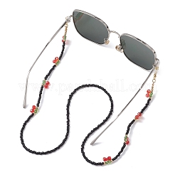 Glass Seed & Electroplate Glass Eyeglasses Chains&nbsp;AJEW-TA00057
