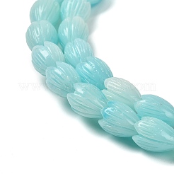 Synthetic Shell Dyed Carved Beads Strands&nbsp;SHEL-K007-08B-02