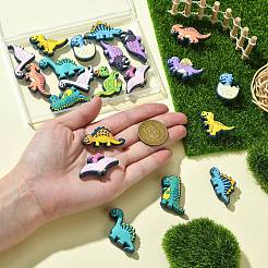 24Pcs 12 Styles Silicone Focal Beads&nbsp;SIL-CJ0002-35