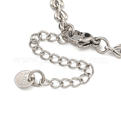 304 Stainless Steel Link Chain Bracelets for Women&nbsp;BJEW-S153-11P