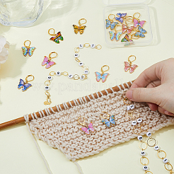 DIY Butterfly Knitting Tool Sets&nbsp;HJEW-HS00024