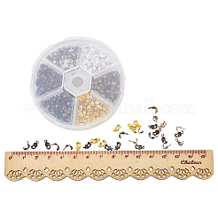 Multicolor Iron Round Spacer Beads with Box for Jewelry Making 7~8x3.6~4x3mm&nbsp;IFIN-PH0001-07-NF