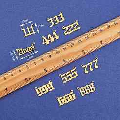 Number Pendant Jewelry Making Findings Kits&nbsp;DIY-SZ0006-37