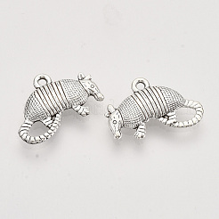 Tibetan Style Alloy Pendants&nbsp;TIBEP-T009-44AS-RS