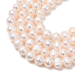 Natural Cultured Freshwater Pearl Beads Strands&nbsp;PA-CBABE82-15D