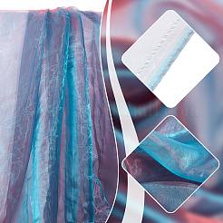 Two Tone Polyester Organza Fabric&nbsp;AJEW-WH0314-302B
