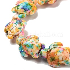 Synthetic Turquoise Dyed Beads Strands&nbsp;G-P507-05S