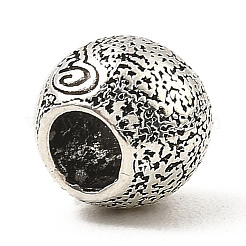 Tibetan Style Alloy European Beads&nbsp;FIND-E041-03AS