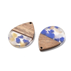 Resin and Walnut Pendants&nbsp;LS-FIND-R051-15B