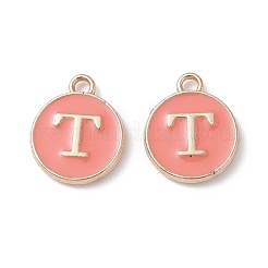 (Defective Closeout Sale Border damaged) Golden Plated Alloy Enamel Charms&nbsp;ENAM-XCP0001-20T