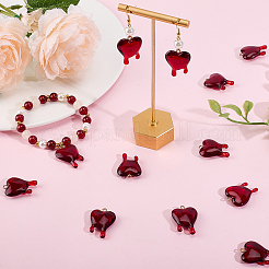 12Pcs Valentine's Day Transparent Resin Pendants&nbsp;RESI-BBC0001-02