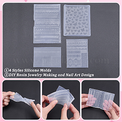 4Pcs 4 Styles Silicone Molds&nbsp;MRMJ-HY0001-43