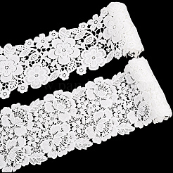 4 Yards 2 Styles Milk Fiber Lace Trim Ribbon&nbsp;OCOR-CY0001-08B