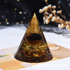 Orgonite Cone Resin Display Decorations&nbsp;PW-WG7B675-01