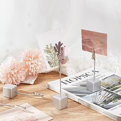 Square Base Resin Memo Holders&nbsp;AJEW-WH0141-04A