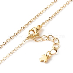 Brass Cubic Zirconia Pendant Necklace&nbsp;NJEW-JN03531-03