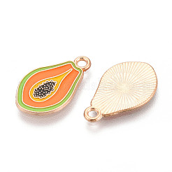 Fruit Alloy Enamel Pendants&nbsp;ENAM-T022-32C