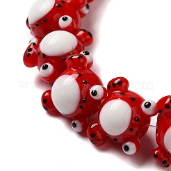 Handmade Lampwork Beads Strands&nbsp;LAMP-Z010-02B