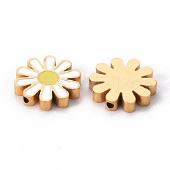 304 Stainless Steel Enamel Beads&nbsp;X-STAS-T052-15G