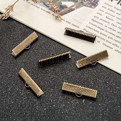 Iron Ribbon Crimp Ends&nbsp;E182Y-NFAB