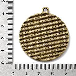 Vintage Tibetan Style Alloy Pendant Cabochon Bezel Settings&nbsp;LS-TIBEP-M018-88AB-NF