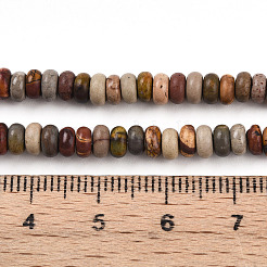 Natural Polychrome Jasper/Picasso Stone/Picasso Jasper Beads Strands&nbsp;G-T140-70B