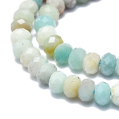 Natural Flower Amazonite Beads Strands&nbsp;G-F715-096
